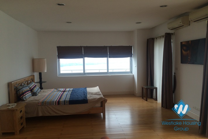 Beautiful apartment with lake view and large balcony for rent in Golden Westlake Tay Ho, Hanoi, Vietnam